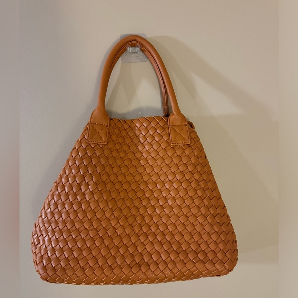 New Handwoven Bag in tan color